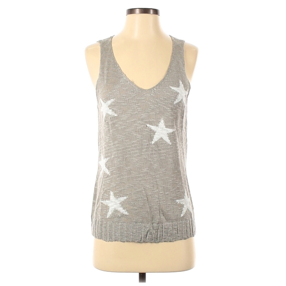Sleeveless starry sweater